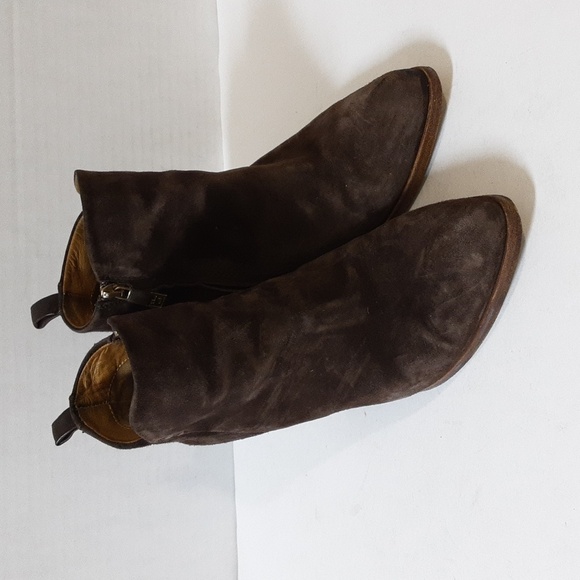 Alberto Fermani leather suede ankle boots women’s size 38 - Picture 1 of 11